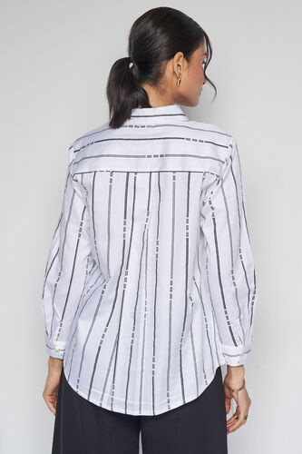 Stripe Play Shirt, White, image 4